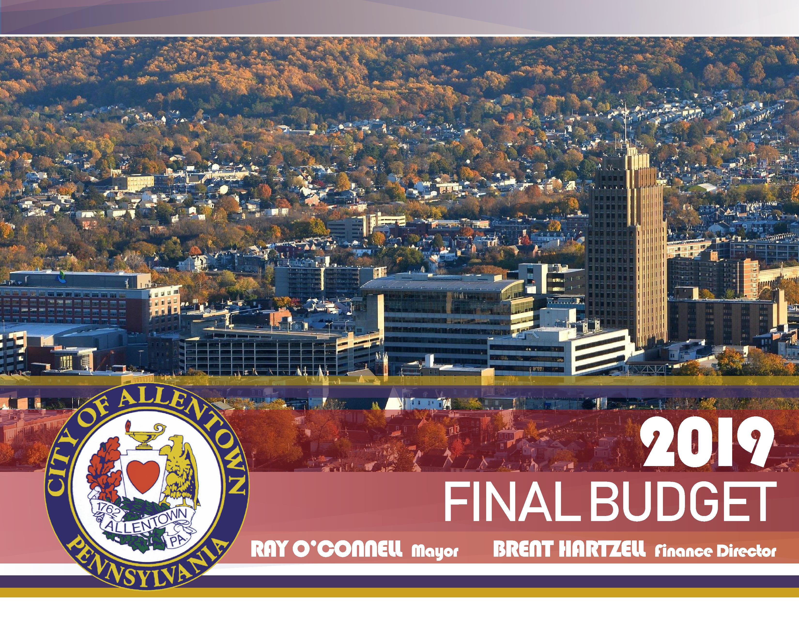 2019 Final City Budget Cover